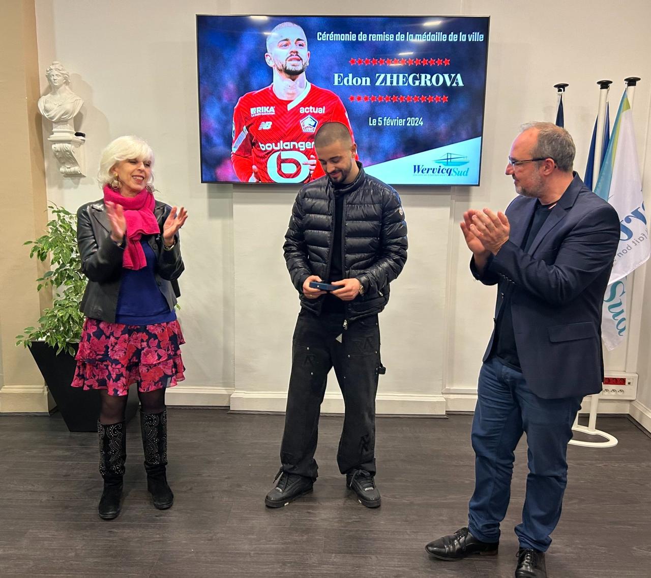 Zhegrova nderohet me medalje Zhegrova nderohet me medalje