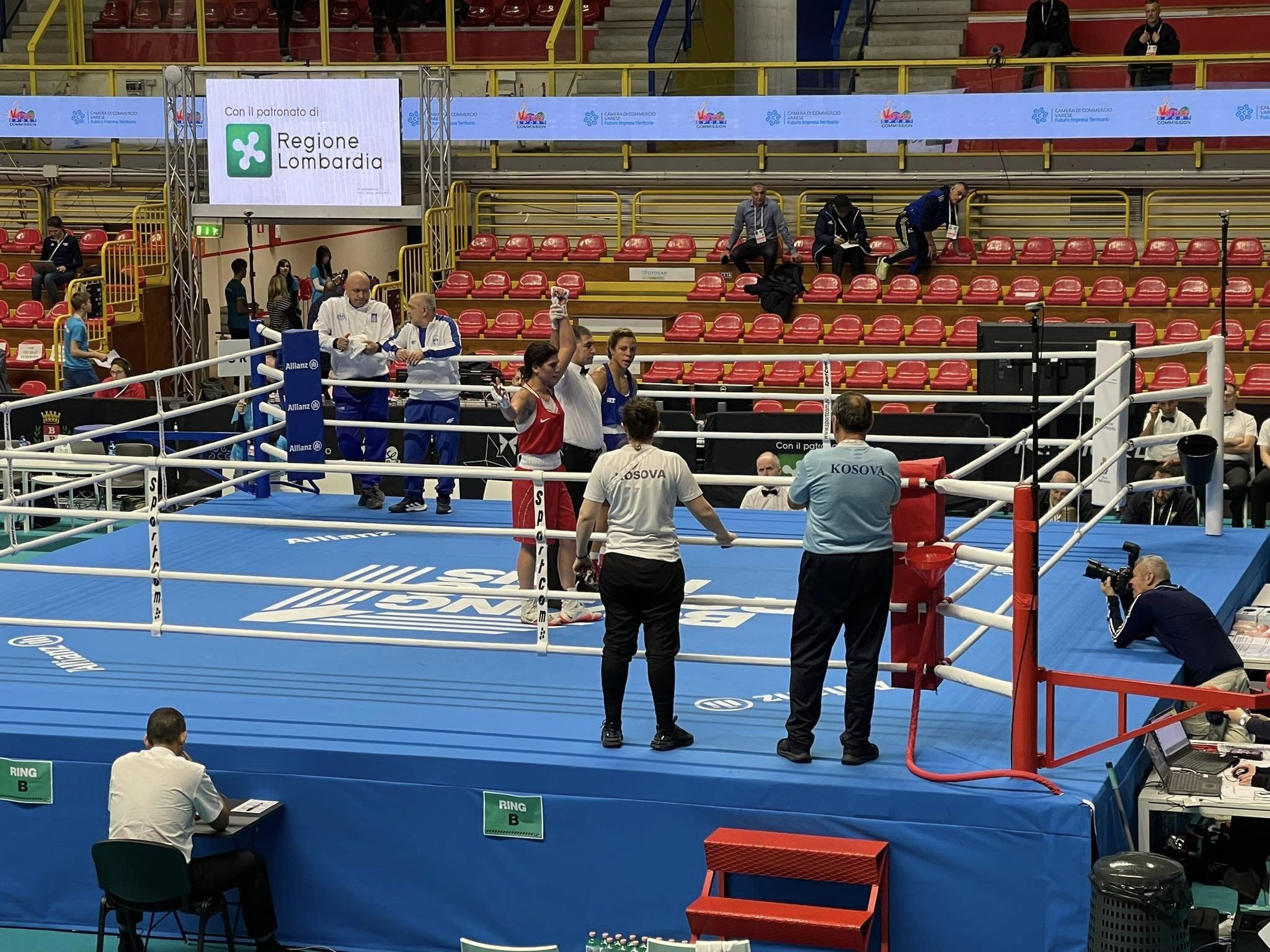 Sadiku e mposht boksieren greke, i duhen edhe dy fitore për të marrë pjesë në LO “Paris 2024”