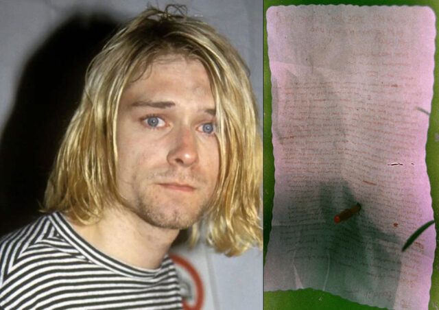 Sekretet e letrës së lamtumirës së Kurt Cobain, para së të vetëvritej, 30 vite më parë