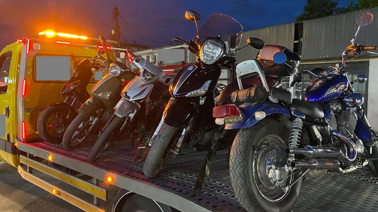 Policia sekuestron 40 motoçikleta në Pejë