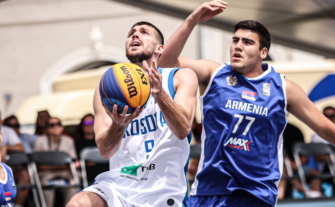 Kosova ia bën përhajr fitores së parë në FIBA 3×3 Europe Cup, mposht Armeninë