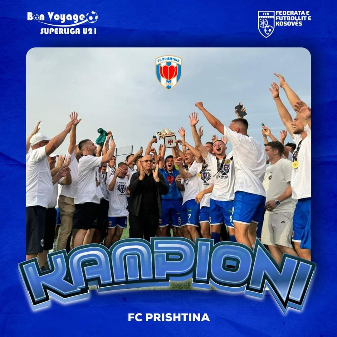 Presidenti Ademi i uron FC Prishtinës titullin e kampionit në Bon Voyage Superligën U-21