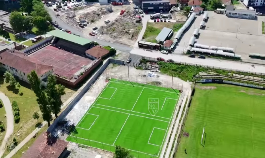 Në Mitrovicë është bërë inaugurimi i fushës ndihmëse të stadiumit “Riza Lushta”