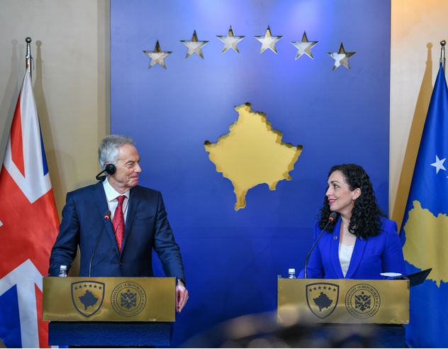 Blair i shkruan letër falënderimi Osmanit