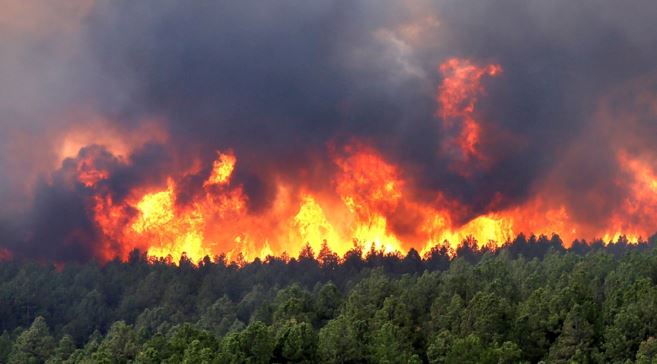 Zjarr në malet e Gjakovës, në shuarjen e tij ndihmoi edhe KFOR