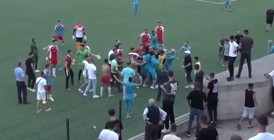 FC Prizreni publikon momentet e incidentit në Deçan