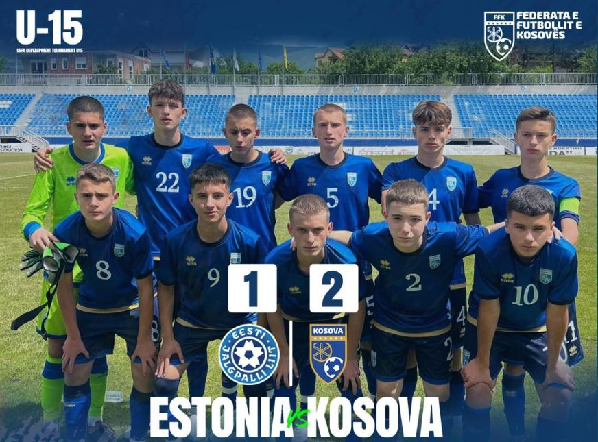 Kosova triumfon në “UEFA Development U15” me fitore ndaj Estonisë