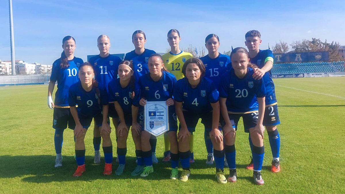 Vajzat U17/ Kosova barazon me Izraelin, kualifikimi në Ligën A vendoset pas ndeshjes Shqipëri-Izrael