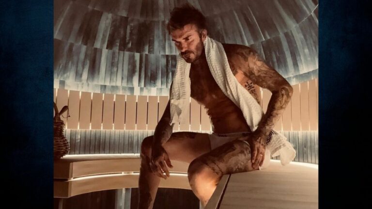 David Beckham foto nga sauna, shikoni postimin e tij në Instagram