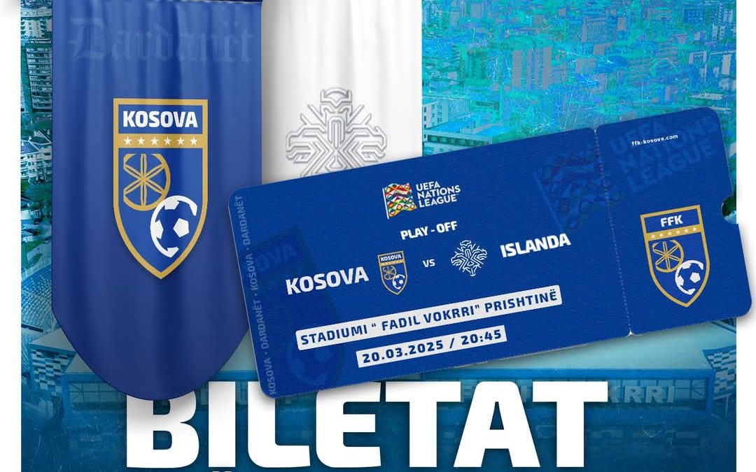 Dalin në shitje biletat e ndeshjes Kosovë-Islandë