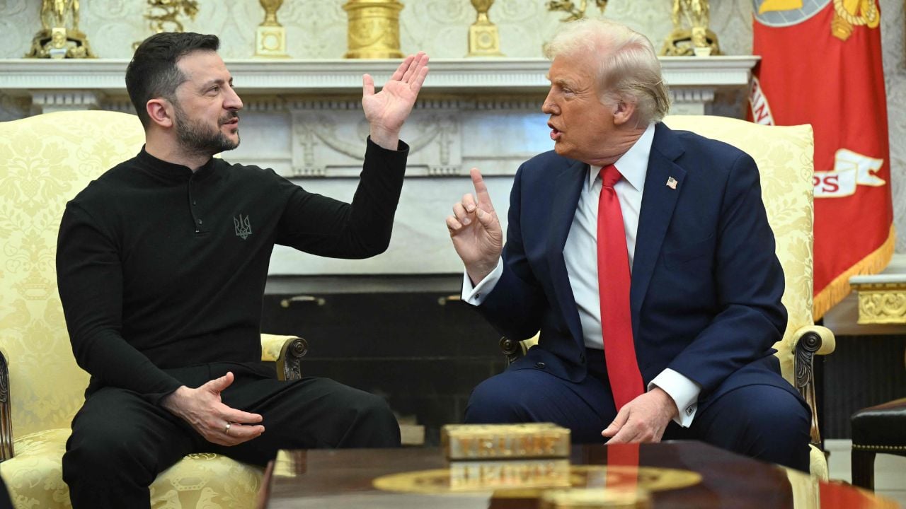 Nga përshëndetje të sjellshme te kërcënime me gisht: Si u përshkallëzua në pak minuta takimi Trump- Zelensky