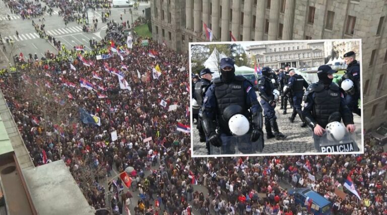 Protesta e studentëve/ Vuçiç “braktiset” nga forcat e sigurisë, njësitë policore refuzojnë të rrahin protestuesit