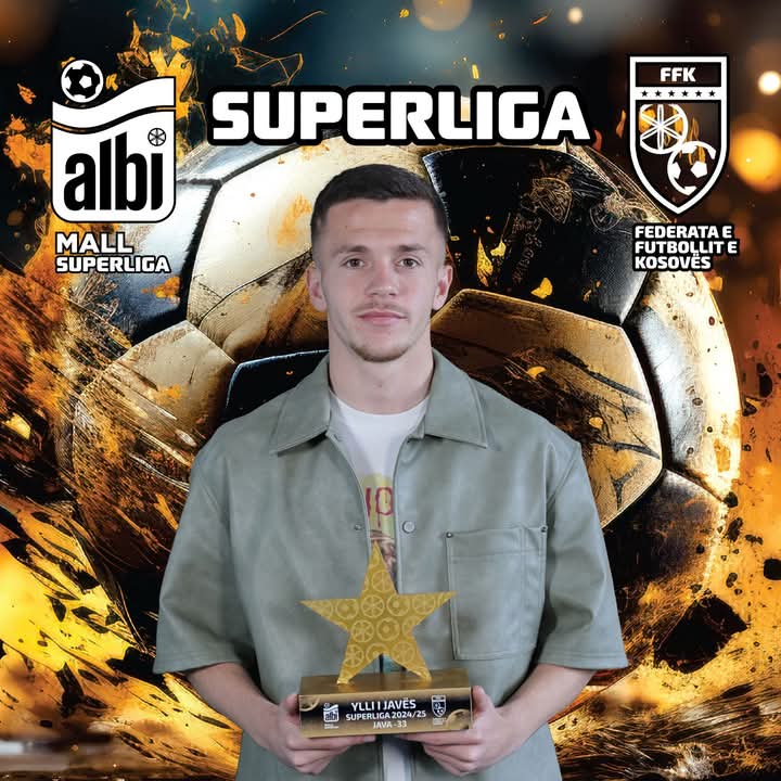 “Ylli Javës” për futbollistin Erion Sadriu “Ylli Javës” për futbollistin Erion Sadriu