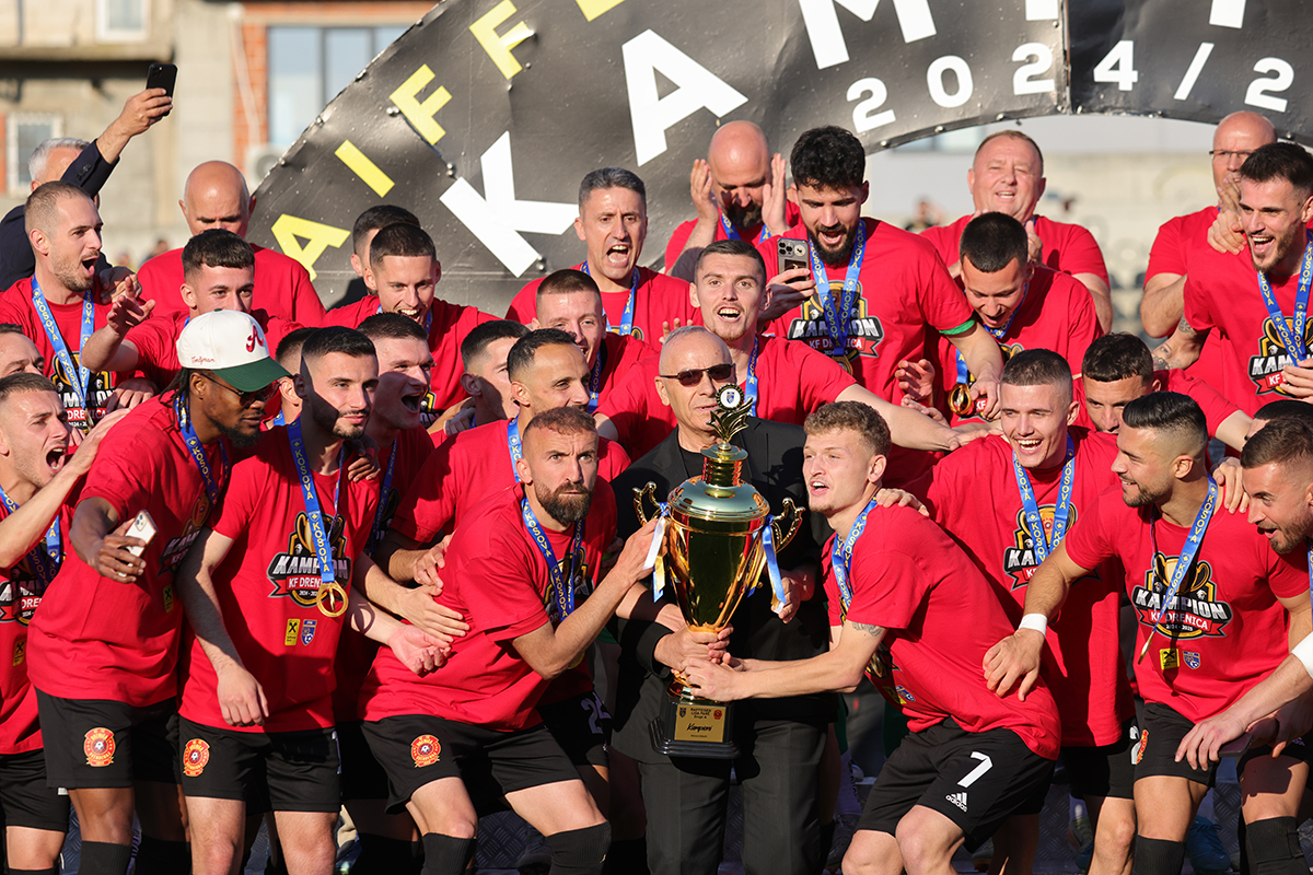 Drenica shpallet kampione e Ligës së Parë – Grupi A dhe rikthehet në Superligë Drenica shpallet kampione e Ligës së Parë – Grupi A dhe rikthehet në Superligë