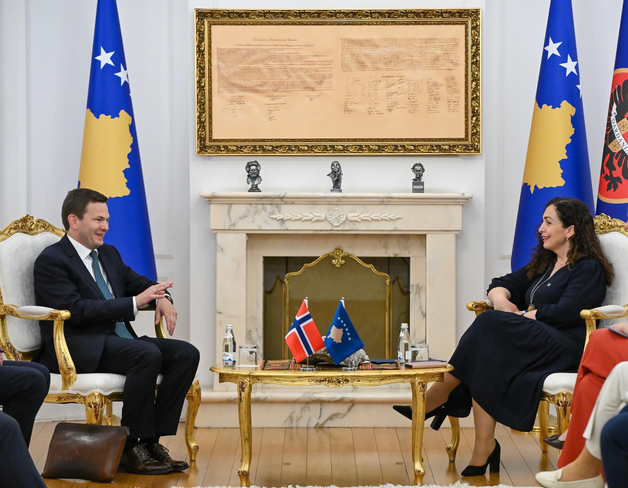 Osmani takon Mathisenin: Kosova të bëhet sa më parë anëtare e Këshillit të Evropës Osmani takon Mathisenin: Kosova të bëhet sa më parë anëtare e Këshillit të Evropës